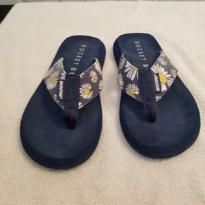 Rocket Dog Navy Floral Sandals